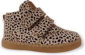 Jochie & Freaks Klittenbandschoen KO V JF-23102 Leopard Zwart Zand Combi