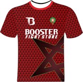 T-shirt Marokko Rood/Zwart/Groen