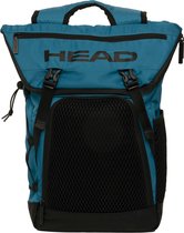 Head rugzak schooltas 44H x 24L x 14W (15 Liters) blauw groen