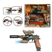 Pistolet Armée Toi-Toys Avec Lumière Et Son 21 Cm