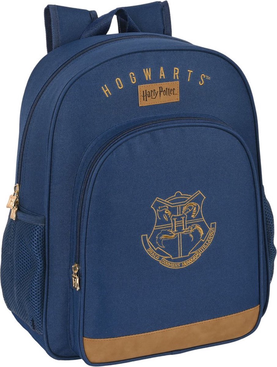 Schoolrugzak Harry Potter Magical Bruin Marineblauw (32 x 38 x 12 cm)