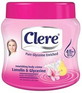 Clere Nourishing Lanolin & Glycerine With Vitamins E & A Body Cream 500 ml