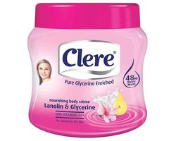 Clere Nourishing Lanolin & Glycerine With Vitamins E & A Body Cream 500 ml