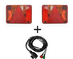 BTP - Achterlichtset 5900 - Radex - 5 meter - 13 polig