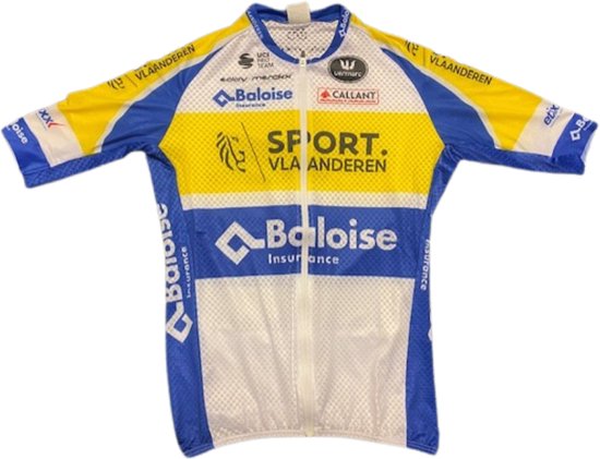 SPORT VLAANDEREN BALOISE VERMARC FIETSSHIRT MET KORTE MOUWEN SUMMER PRR Maat M