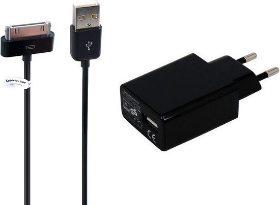 3A lader + 1,2 m USB kabel met Apple Dockstekker. TUV / GS geteste oplader  adapter... | bol.com