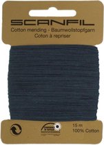 Scanfil stopgaren donkerblauw - katoen - garen - blauw marine - col. 82 - 100% coton - 15 m