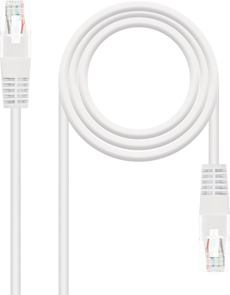 Patchkabel Categorie 6 UTP NANOCABLE 10.20.0400 0,5 m Grijs