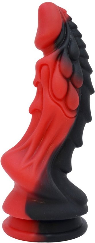 Dragon Fantasy Dildo Zwartrouge 25x8 Monster Dildo Dragon Dildo