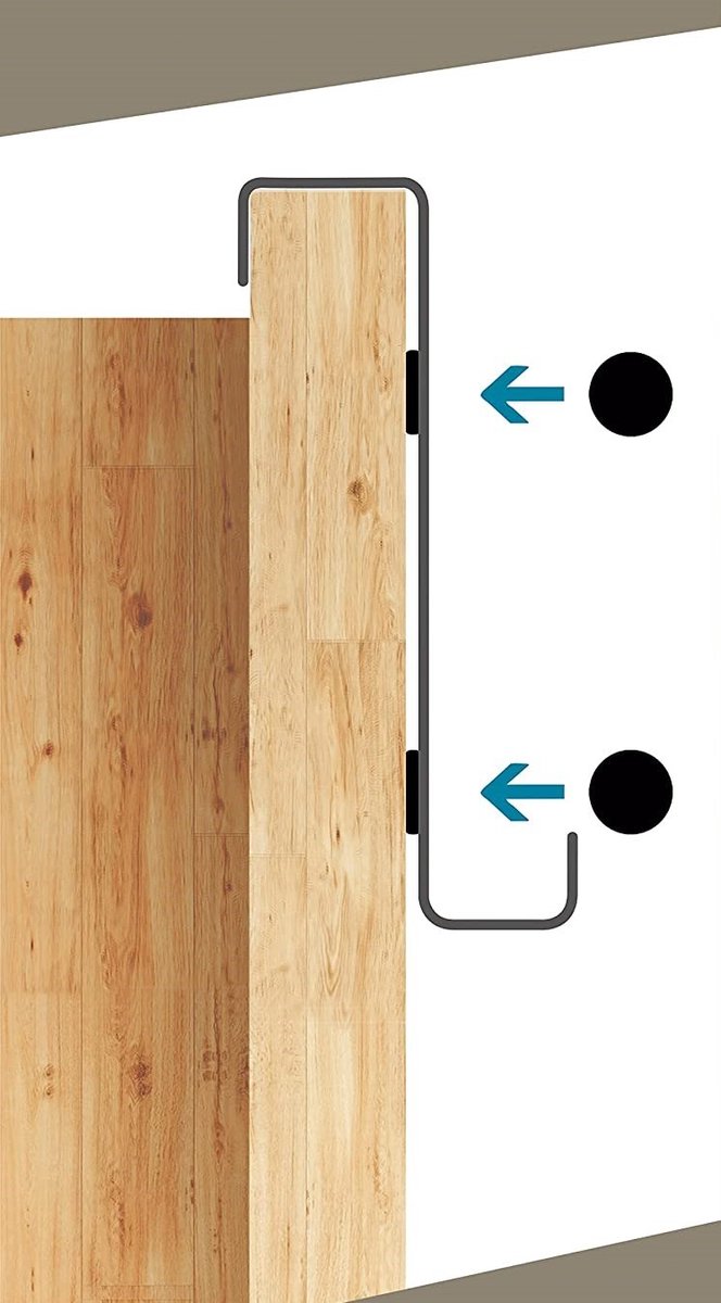 Menz deurhaken om op te hangen – 10 stuks kledinghaken voor deur, compacte haken om op te hangen met hoge draagkracht, ruimtebesparende deurkapstok, flexibele deurhakenlijst, zwart