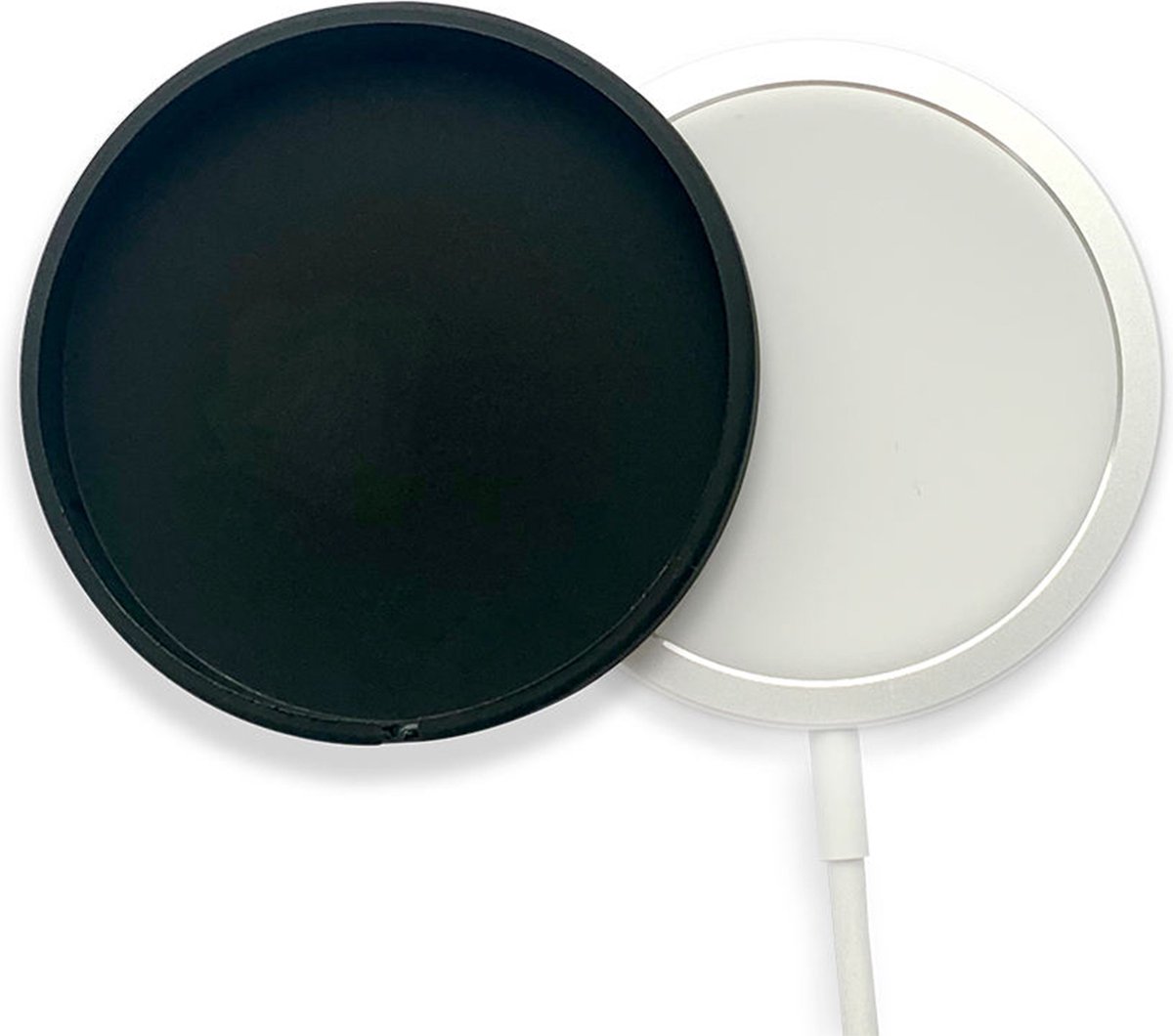 Siliconen hoesje voor magsafe lader - Zwart