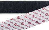 VELCRO® E08802033011425 Fermetures velcro À coller Partie crochet (lxl) 25000 mm x 20 mm Zwart 25 m