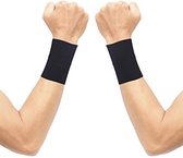 2X Polssteun met koper ondersteuning - Compressie pols sleeve-koper geïnfundeerde polssteun voor mannen en vrouwen -circulatie en herstel verbeteren (1 paar) - Maat L - Size L