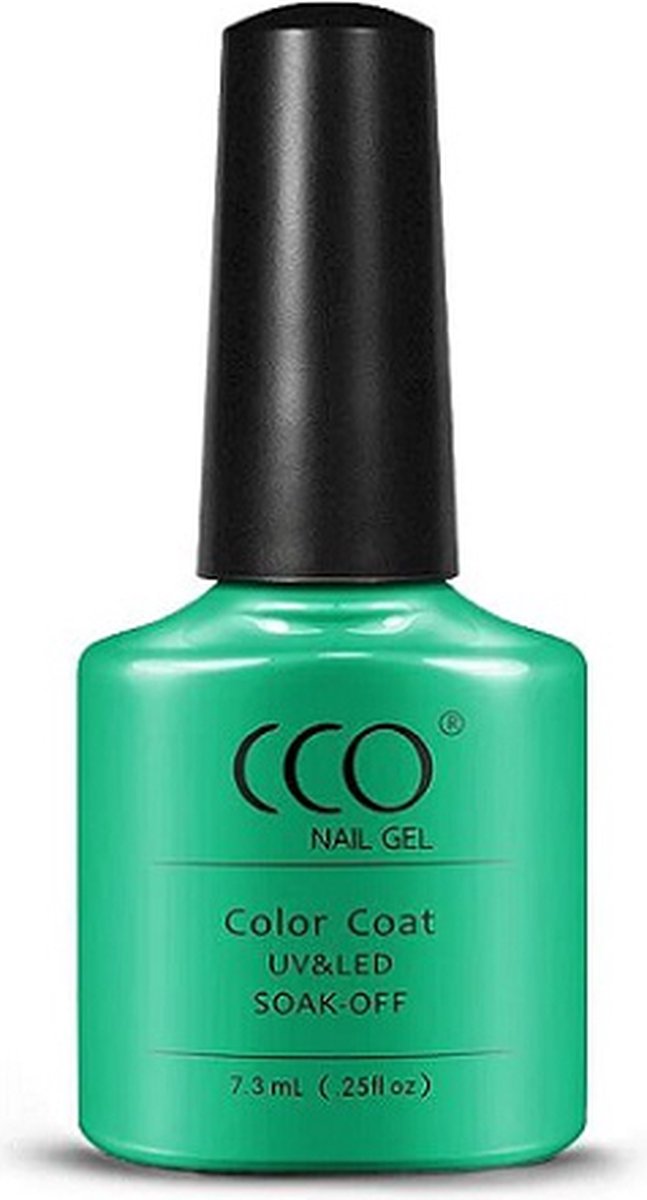 CCO Shellac - Gel Nagellak - kleur Tiffany 68068 - Groen - Dekkende kleur - 7.3ml - Vegan