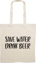 Save Water Drink Beer | Bier | Barman | Cafe | Speciaal | Alcohol | canvas | canvastas | Tas | Bedrukt