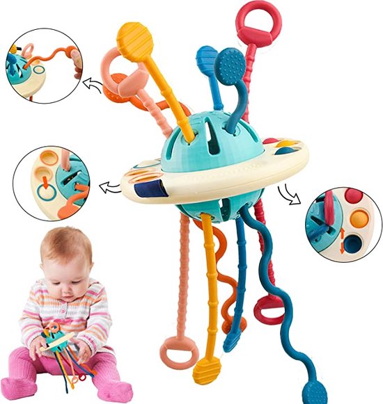 Lot De 3 Tangle Jr. Textured - Jouet Sensoriel Fidget Pour Enfants (Couleurs Variées) Jouet Anti-stress Enfant