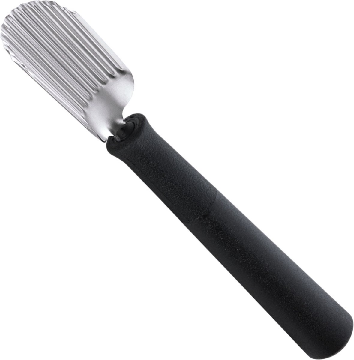 Triangle Professioneel Kerf- en Decoreermesje – Geribbeld Fijn – 14 cm – Zwart