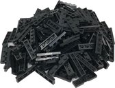 200 Bouwstenen 1x4 plate | Zwart | Compatibel met Lego Classic | Keuze uit vele kleuren | SmallBricks