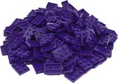200 Bouwstenen 2x3 plate | Paars | Compatibel met Lego Classic | Keuze uit vele kleuren | SmallBricks