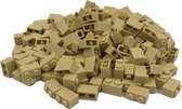 200 Bouwstenen 1x2 | Tan | Compatibel met Lego Classic | Keuze uit vele kleuren | SmallBricks