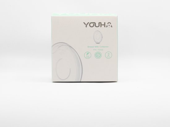 Youha® - Lekschalen - Borstschalen - Moedermelk collector - Opvangen van borstmelk - afkolven - BPA vrij - orgineel Youha product - set van 2 stuks van Youha — afbeelding 5