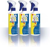 BSI - Promo 3-pack Bio Kill Micro Fast Universeel - Tegen Vliegen, Muggen, Wespen, Mieren, Spinnen, Teken en Mijten - 3x375 ml