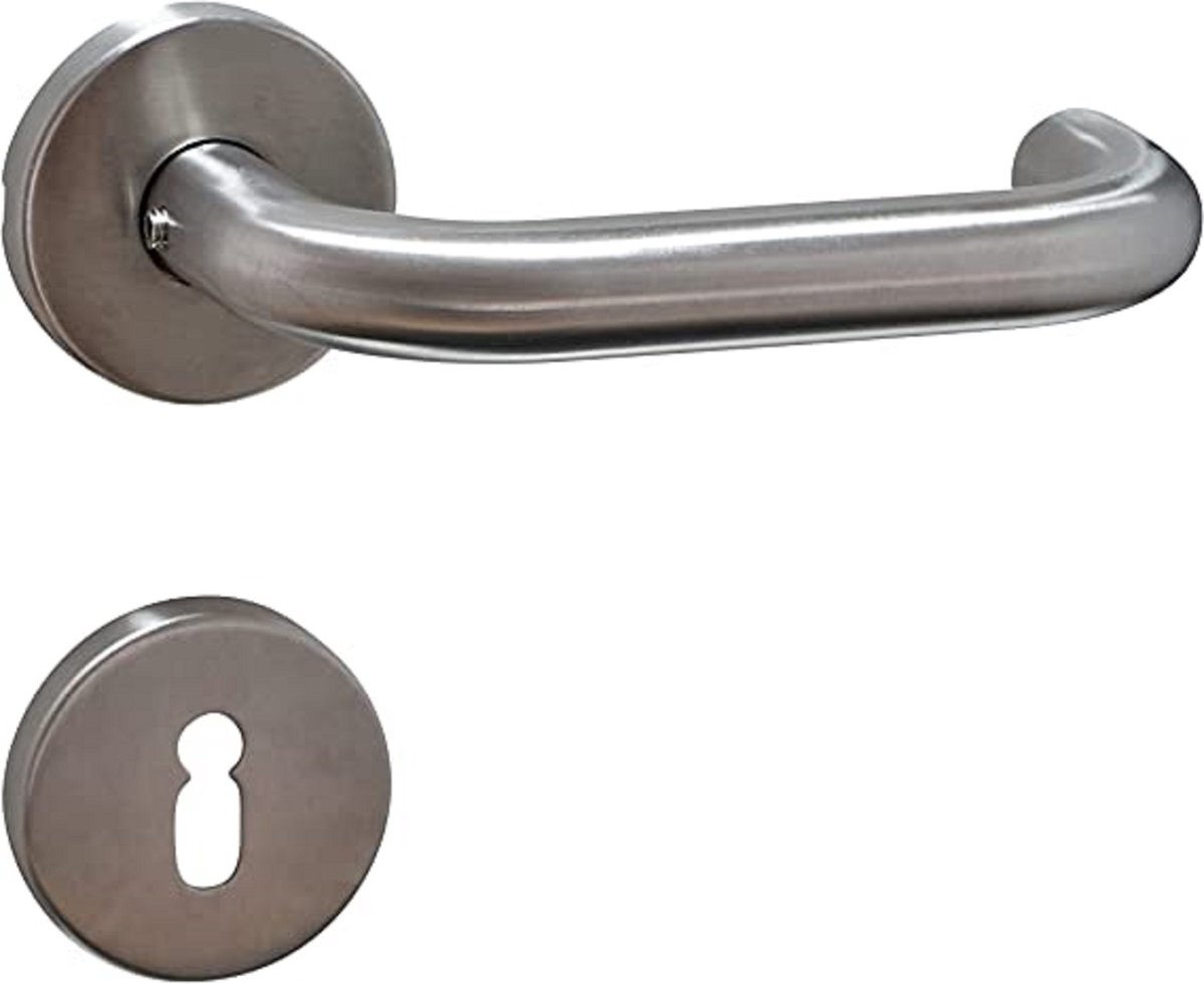 deurbeslag - house accessories Door handle stainless steel / voor toilets/badkamerdeuren | deurklink | deurkruk