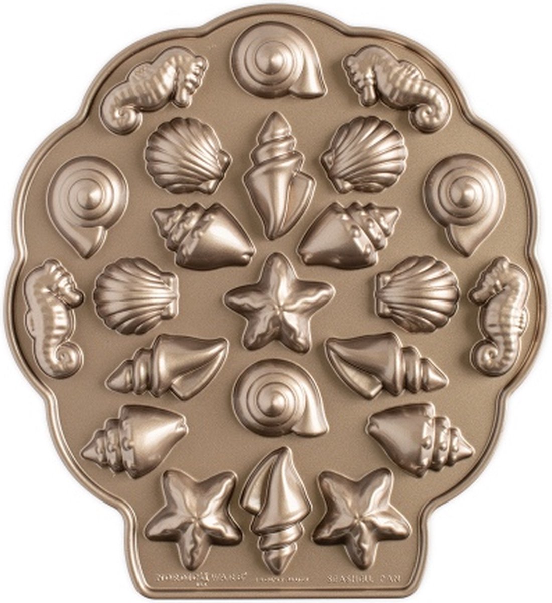 Bakvorm "Seashell Cakelet Pan" - Nordic Ware | Spring & Summer Toffee