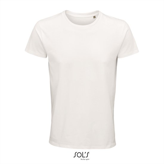SOL'S - Crusader T-shirt - Wit - 100% Biologisch katoen - 3XL