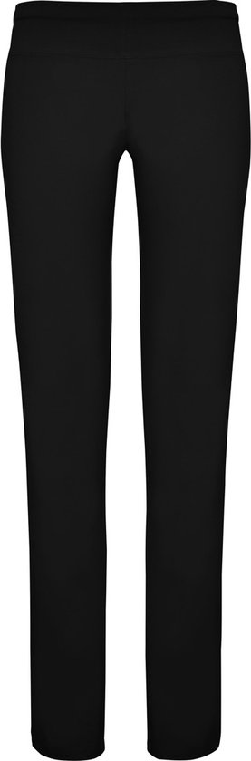 Zwarte dames lange sport legging en elastische band model 'Box' maat XXL