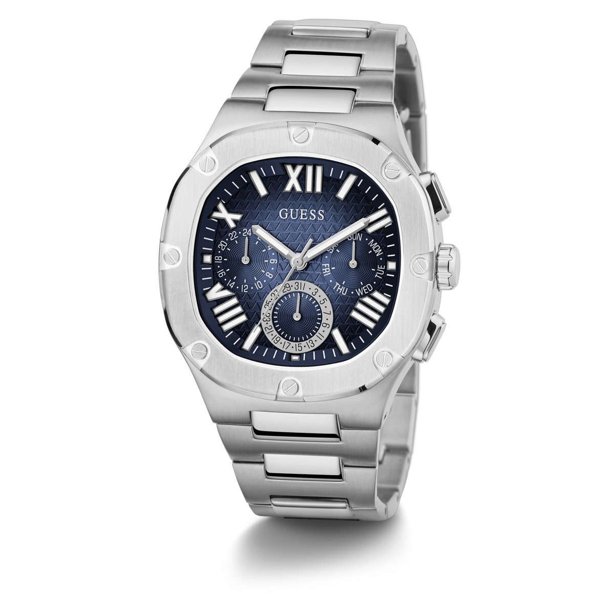 Guess Headline GW0572G1 Horloge - Staal - Zilverkleurig - Ø 42 mm