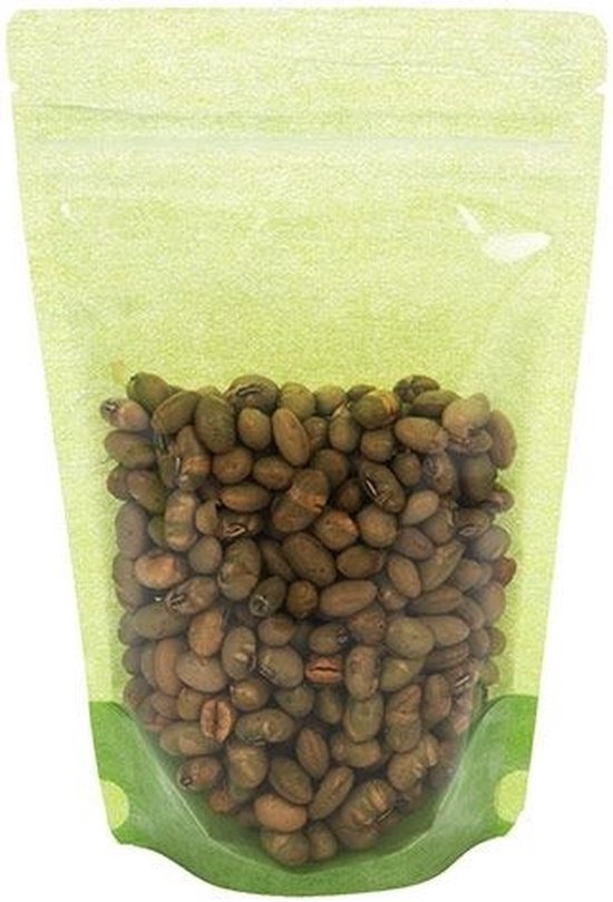 Stand Up Pochettes Papier de Riz Transparent / Vert 13x7.9x20.6cm | 113 grammes (100 pièces)