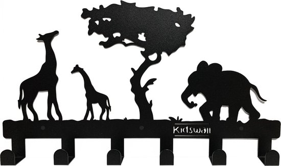 Kinderkapstok - safari - Kinderkapstok haakjes - Babykamer Kapstokken -  babykamer - 6... | bol.com