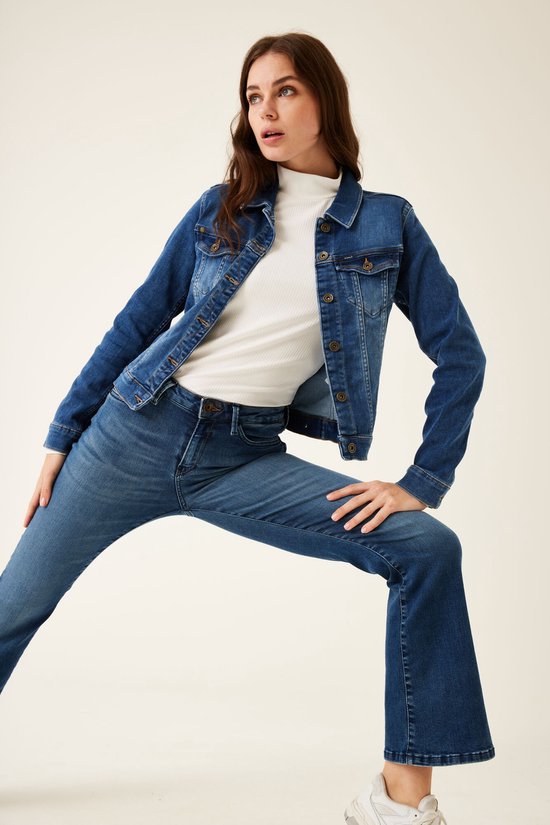 GARCIA Celia Flare Dames Flared Fit Jeans Blauw - Maat W36 X L32