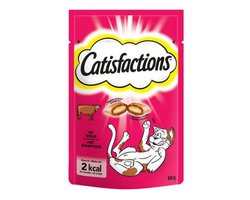 6x CATISFACTIONS snacks met rundvlees