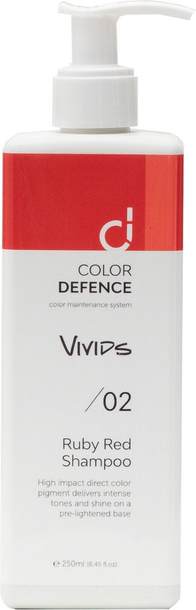 Ruby Red Shampoo Color Defence 250ml (voor rood haar)