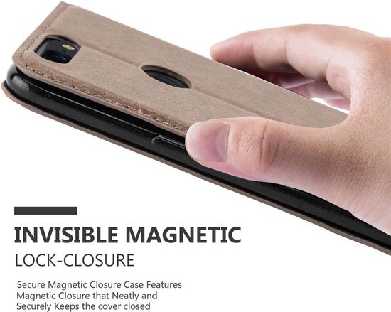 Étui Cadorabo pour OnePlus 5T en COFFEE BROWN - Étui de protection avec fermeture magnétique