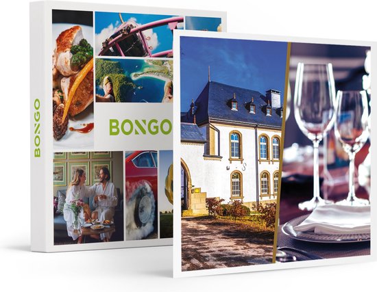 Bongo Bon -Luxueuze 2-daagse: Etentje In Een Bekroond Restaurant En Overnachting Met Ontbijt In Een Kasteel- Cadeaukaart