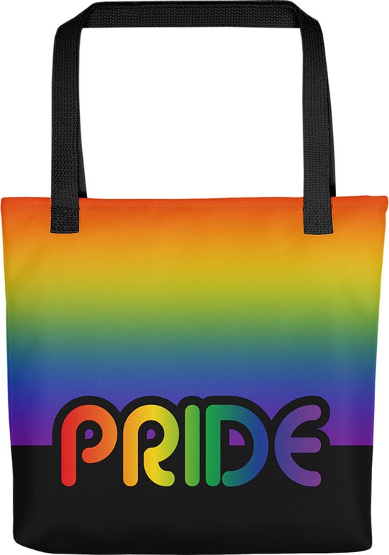 Shopper Tas - Tote Bag - Pride - Zwart