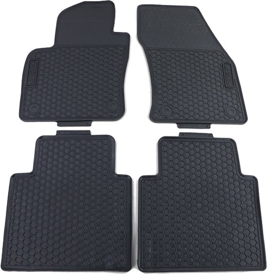 Rubbermatten voor VW Tiguan 10/2007- 4-delig