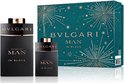 Bvlgari Man In Black Giftset - 100 ml eau de parfum spray + 15 ml eau de parfum tasspray - cadeauset voor heren