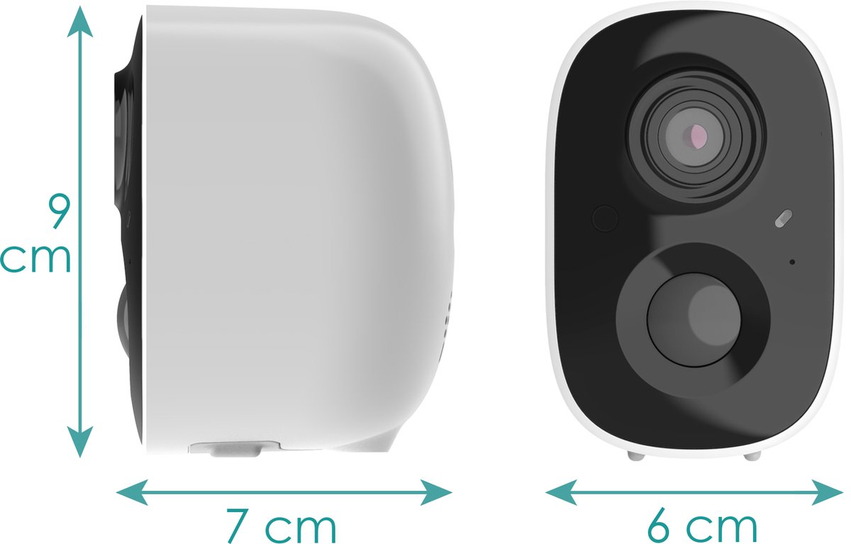 VicoHome CG6 - IP Camera - Gratis Cloud Opslag - Slimme Cloud Detectie - PIR Sensor - Afschrikkend Licht - Lithium Batterij 5200mAh - Tweewegs-audio - SD Kaart Slot - Compatibel met Google assistant – foto 4