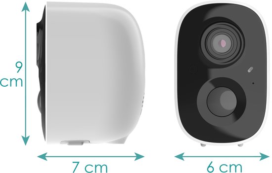 VicoHome CG6 - IP Camera - Gratis Cloud Opslag - Slimme Cloud Detectie - PIR Sensor - Afschrikkend Licht - Lithium Batterij 5200mAh - Tweewegs-audio - SD Kaart Slot - Compatibel met Google assistant — afbeelding 3
