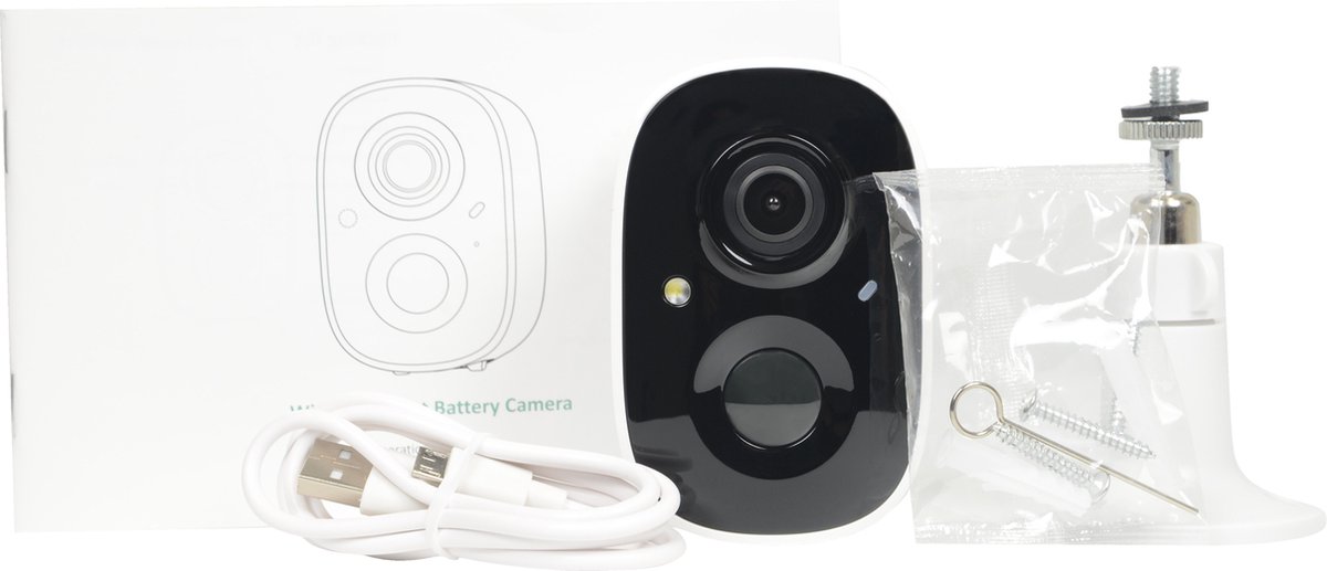 VicoHome CG6 - IP Camera - Gratis Cloud Opslag - Slimme Cloud Detectie - PIR Sensor - Afschrikkend Licht - Lithium Batterij 5200mAh - Tweewegs-audio - SD Kaart Slot - Compatibel met Google assistant – foto 3