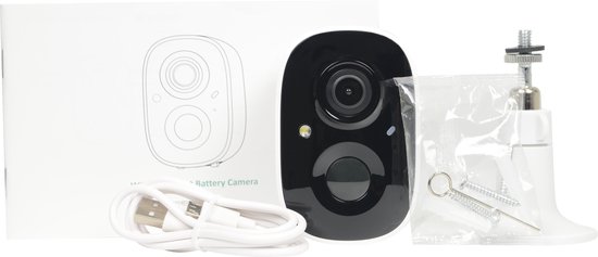 VicoHome CG6 - IP Camera - Gratis Cloud Opslag - Slimme Cloud Detectie - PIR Sensor - Afschrikkend Licht - Lithium Batterij 5200mAh - Tweewegs-audio - SD Kaart Slot - Compatibel met Google assistant — afbeelding 4
