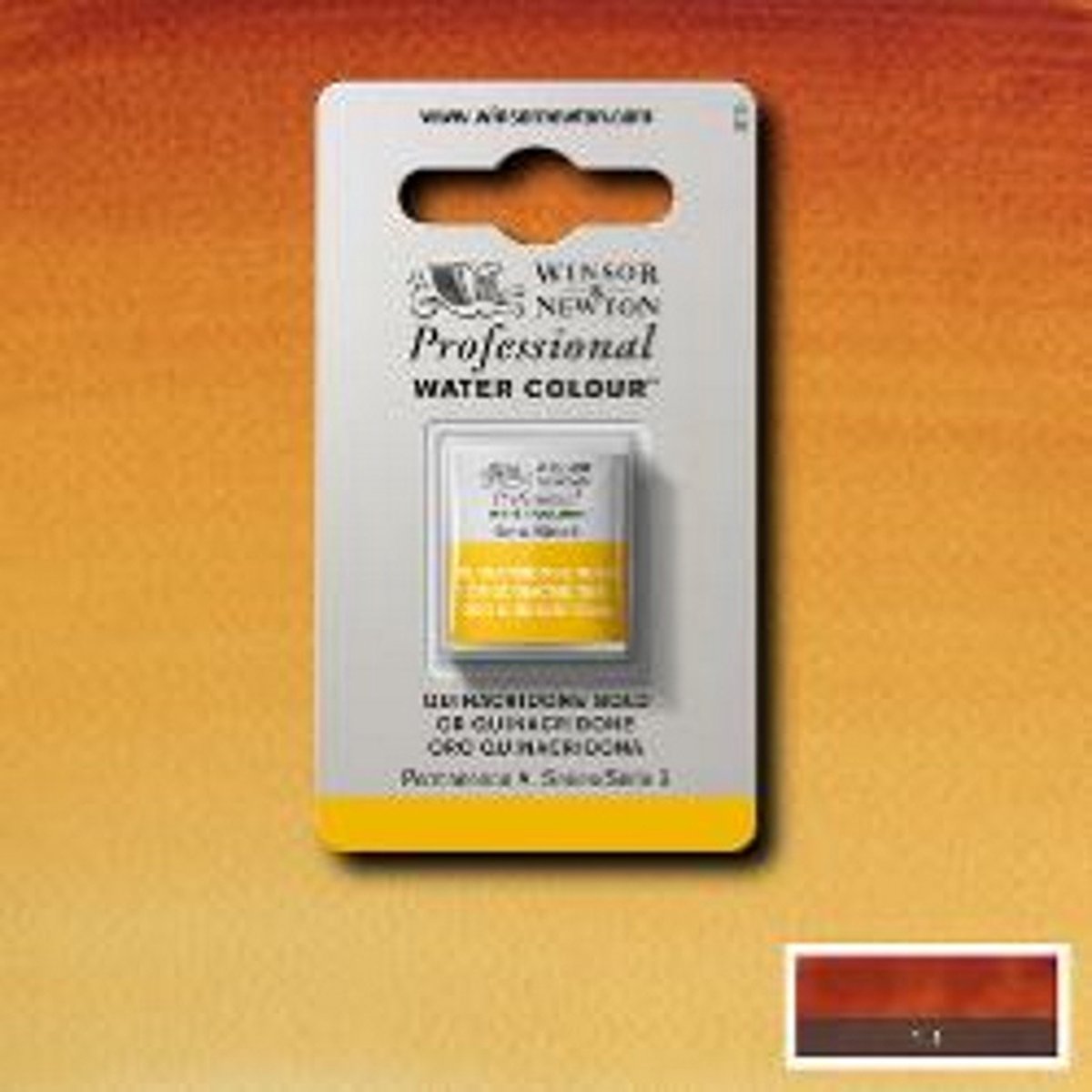 Winsor & Newton Professionele Aquarelverf Halve nap Quinacridone Gold