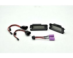 AutoStyle Set pasklare LED nummerplaat verlichting - passend voor Volkswagen / Skoda / Seat / Porsche / Bentley diversen