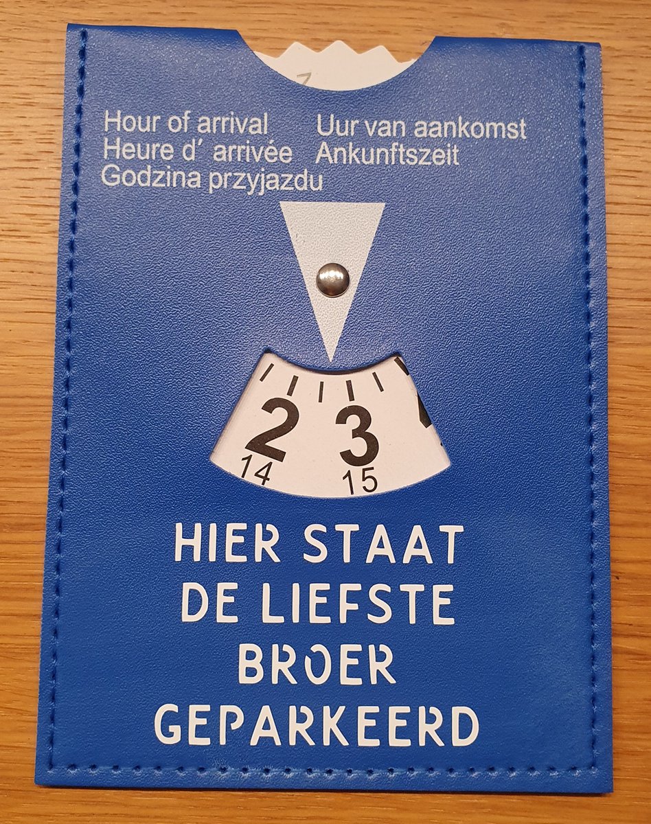 Parkeerschijf - Broer