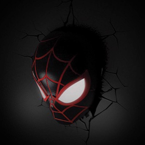 Masque LED 3D Marvel Spider-Man "Miles Morales"