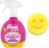 Schoonmaakbundel - The Pink Stuff Wash up spray & Scrub Daddy